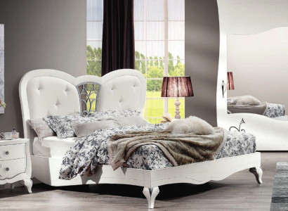 Schlafzimmer Bett Nachttisch Betten Holz Design Bettrahmen Garnitur Neu Set 3tlg